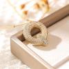 26-Letter Alphabet Pendant Necklace with Copper Clavicle Chain and Micro-Inlaid Zircon