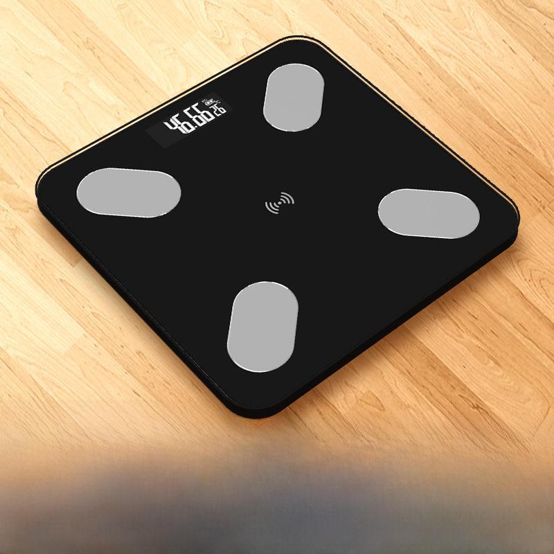 Smart USB Rechargeable Body Weight & Fat Scale for Home Use