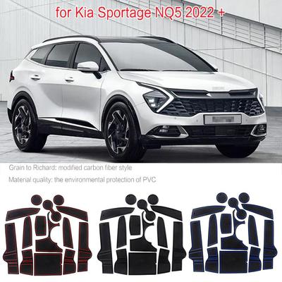 Anti-slip Gate Slot Cup Mat For Kia Sportage Nq5 2024 2024 2024 North American/korean Versions Accessories Non-slip Pad O6r8