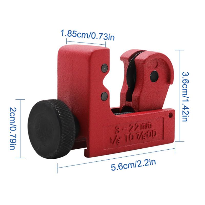 3-22Mm Pipe Tubing Cutter Zinc Alloy Metal Pipe Cutter Cut Copper Steel Aluminum Plumbing Tool Hand Cutting Tools