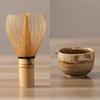 Bamboo Whisk Ceremony Matcha Bowl Spout Handmade Chasen Reusable Stirrer Textured Japanese Household