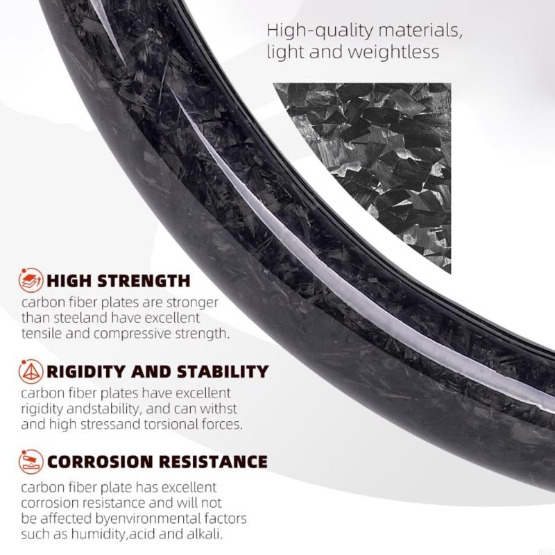 2025 New Ergonomic 14 Inch Automotive Steering Wheel Featuring Forging Carbon Fiber Materials And Alloy Spokes For Vehicle