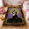 Dark Gothic Skeleton Bishop Rectangular Rug Soft Nonslip Carpet For Hallway Doorway Kitchen Home Decor Great Holiday Gift