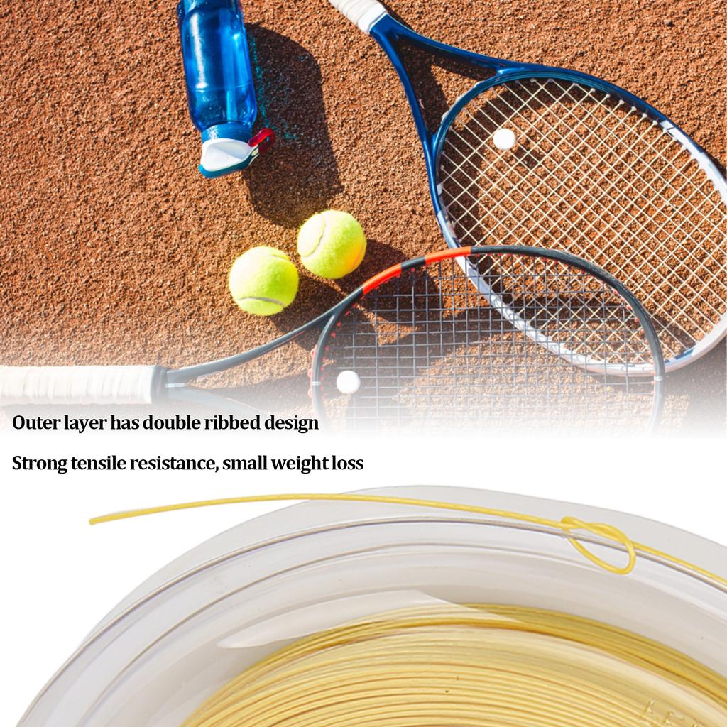 Tennis String 200m Sports Racket String 1.25mm Polyester Racquet Wire   Type for Training