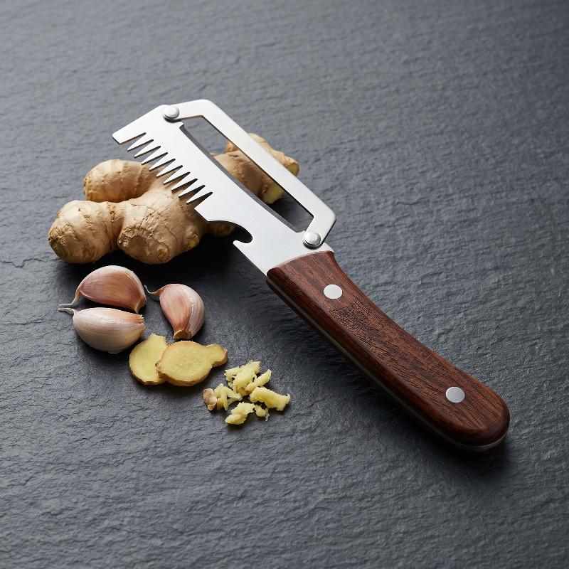 

4-in-1 Multifunctional Stainless Steel Peeler Vegetable Fruit Slicer Julienne Cutter With Bottle Opener Kitchen Tool