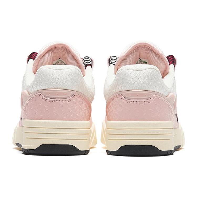 New Anta AOJIE Anti Slip And Wear Resistant Lightweight Low Top Skateboard Shoes Men's Pink 912338040-1