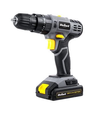 Rebel Tools Cordless Impact Drill and Drill Set