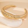 Exaggerated retro elastic ring, fashionable spring collar, European and American style, bracelet, niche personality