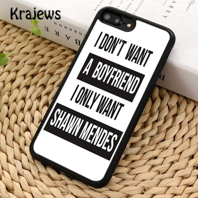 Krajews Pop Singer Shawn Mendes Magcon Phone Case Cover For iPhone 16 15 SE2020 14 6 7 8 Plus 11 12 13 Pro Max Coque Fundas
