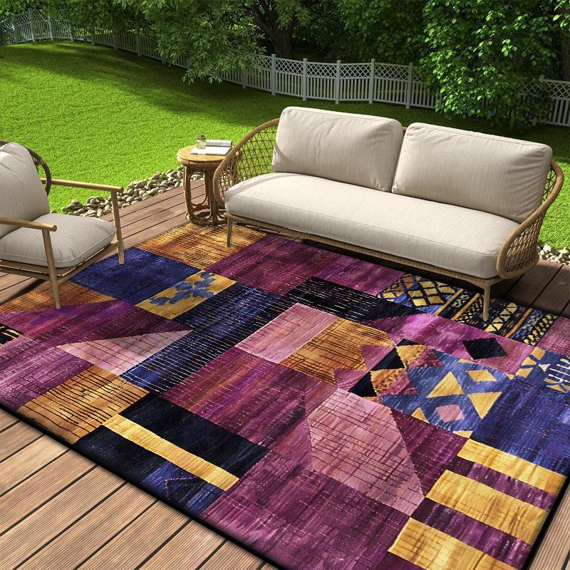 

Ковер для гостиной Пушистый плюшевый ковер Домашний декор Спальня Балкон Моющийся Противоскользящий Уличный ковер Придверные коврики 1.9x2.9ft(60x90cm)