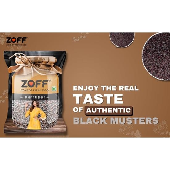 Zoff Essential Whole Spices | Pack of 3 | Jeera Whole 150g,Black Mustard 150g & Tejpatta 75g | Healthy Spices | Net Weigth 375g