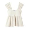 Ggpx Heart Neck Bustier Blouse Set Two Piece  Gp4op071f 