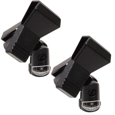 Kikutani MH-2 Soporte de Micrófono de Pinza, Diámetro 18-37mm, Set de 2