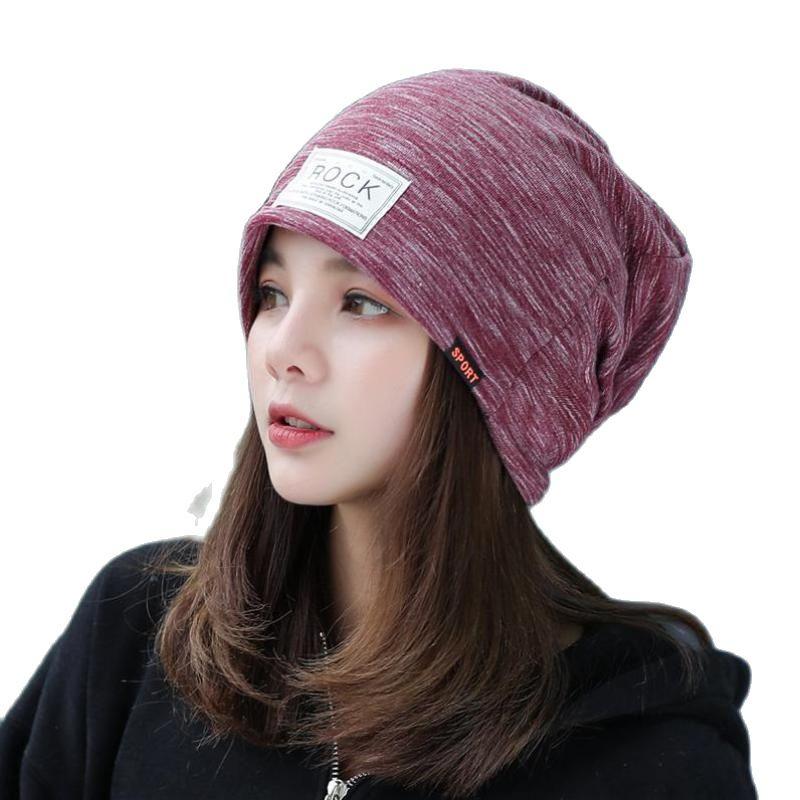 New Casual Women Hat Ladies Knitted Spring Autumn Cap Women's Skullies Beanies Headgear Lady Beanie Bonnet Head Cap Hip Hop