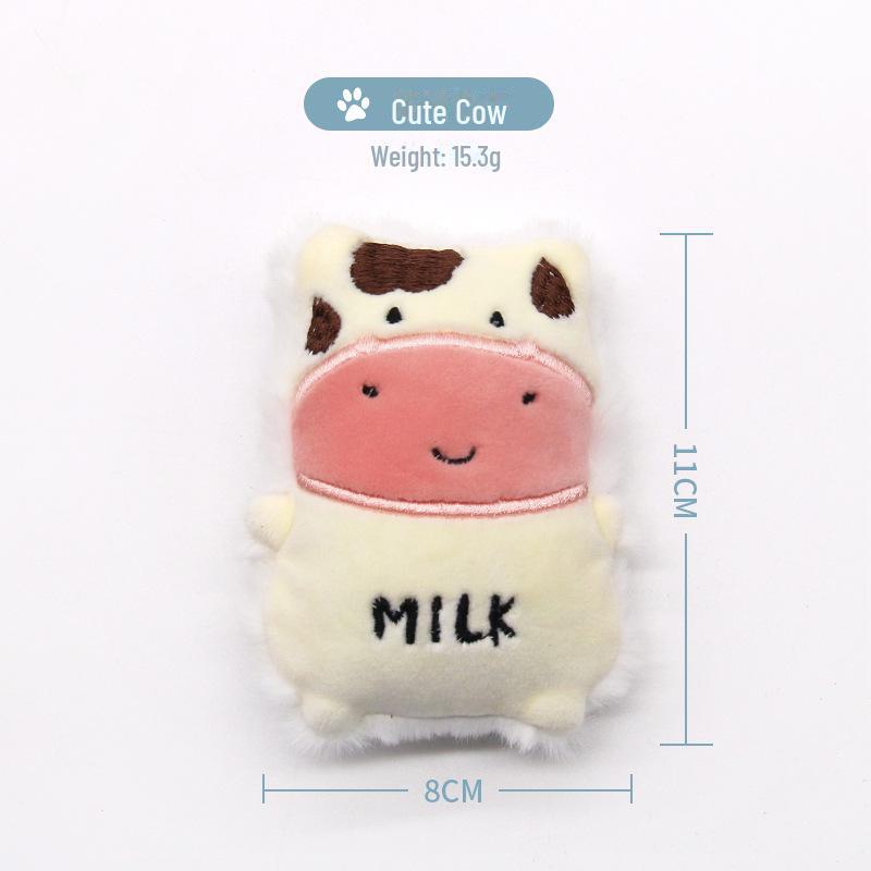 Plyšová hračka pro kočky s šantou kočičí: Samoobslužný, Odolný proti kousání a Odolný proti poškrábání.