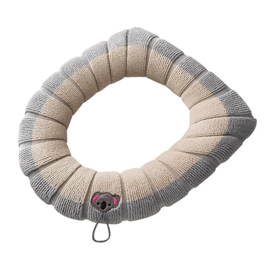 1/4Pcs Toilet Seat Covers Stretchable Thick Soft Padded Toilet Seat Warmer Cushion with Handle