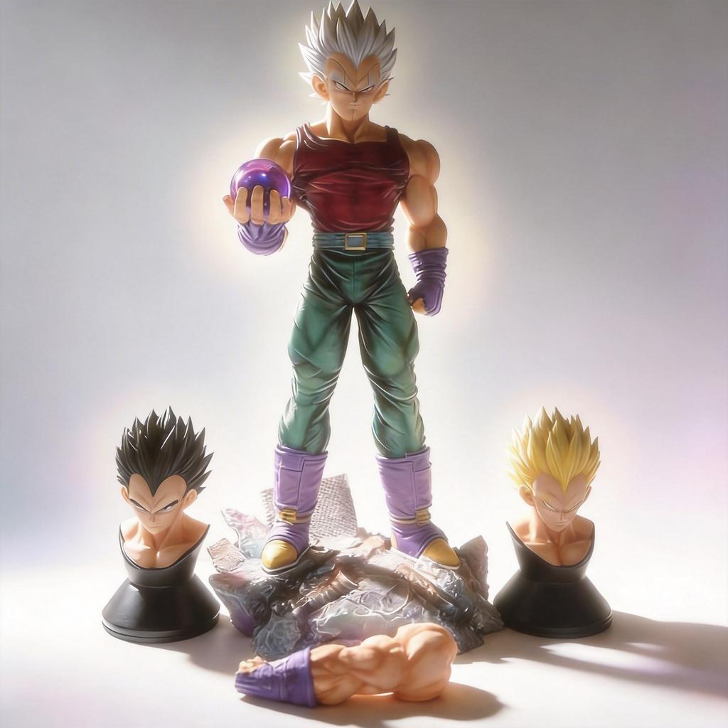 Cute Dragon Ball Vegeta (Super Saiyan) Model 31CM Collectible Anime Collection Gift for Fans