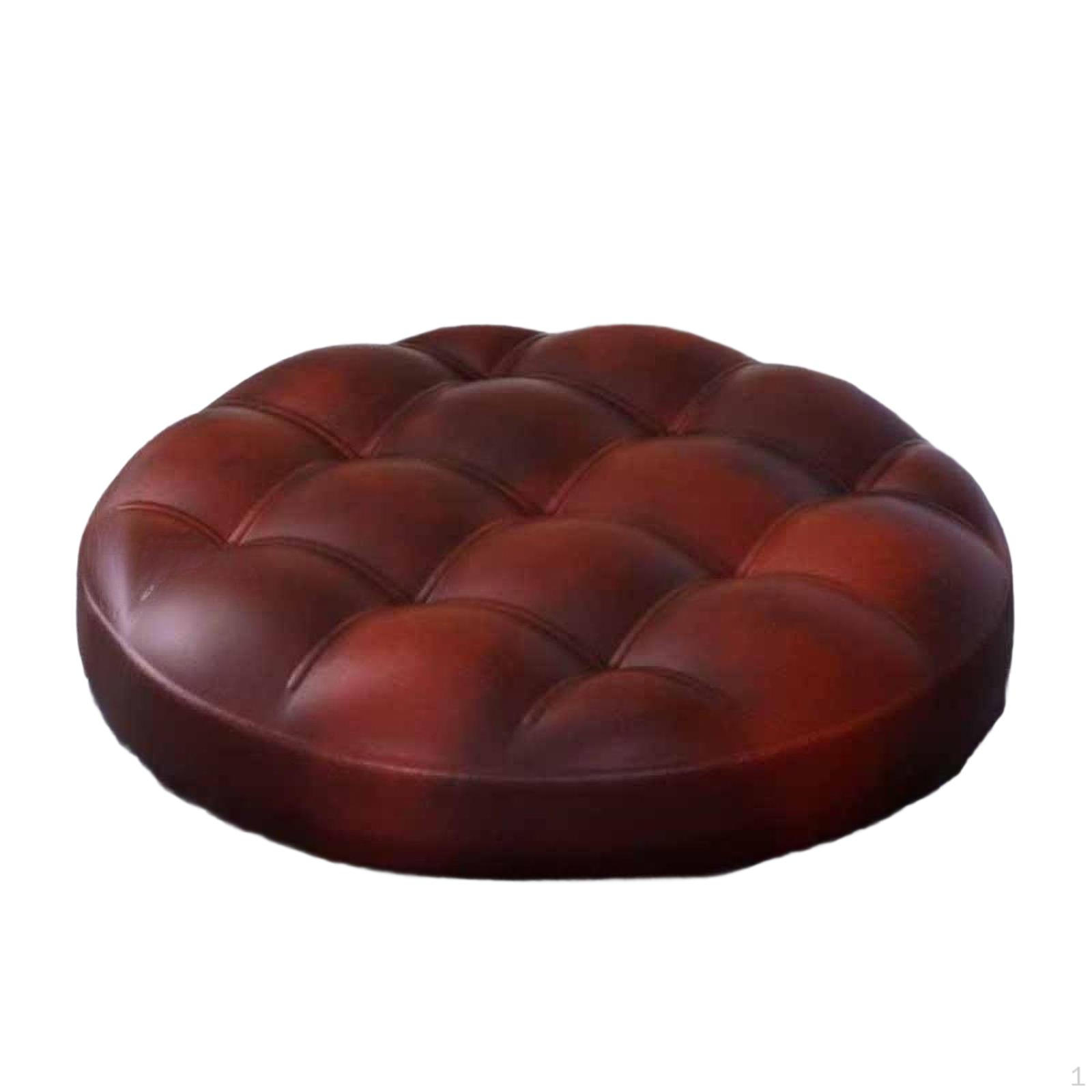 Bar Stool Replacement Cushion Easy to Install Round Rotating for Shop Hair Salon And Home Brown Red 1895₽