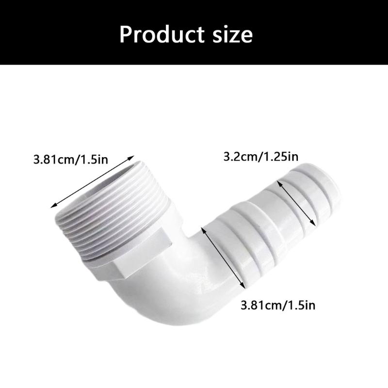 90 Degree Plastic Bend For Pool Water Flows Installation Reduces Blockage Increases Flows Efficiency In Pumps Systems