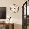 Advanced Sense Restaurant Wall Clock Chinese Simple Modern French Retro Household Decoration Living Room Mute Wall-mounted Clock