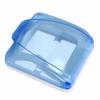 Universal 86 Typ Steckdose Wasserdichte Box Transparent Wandschalter Schutzbox für Badezimmer Blau