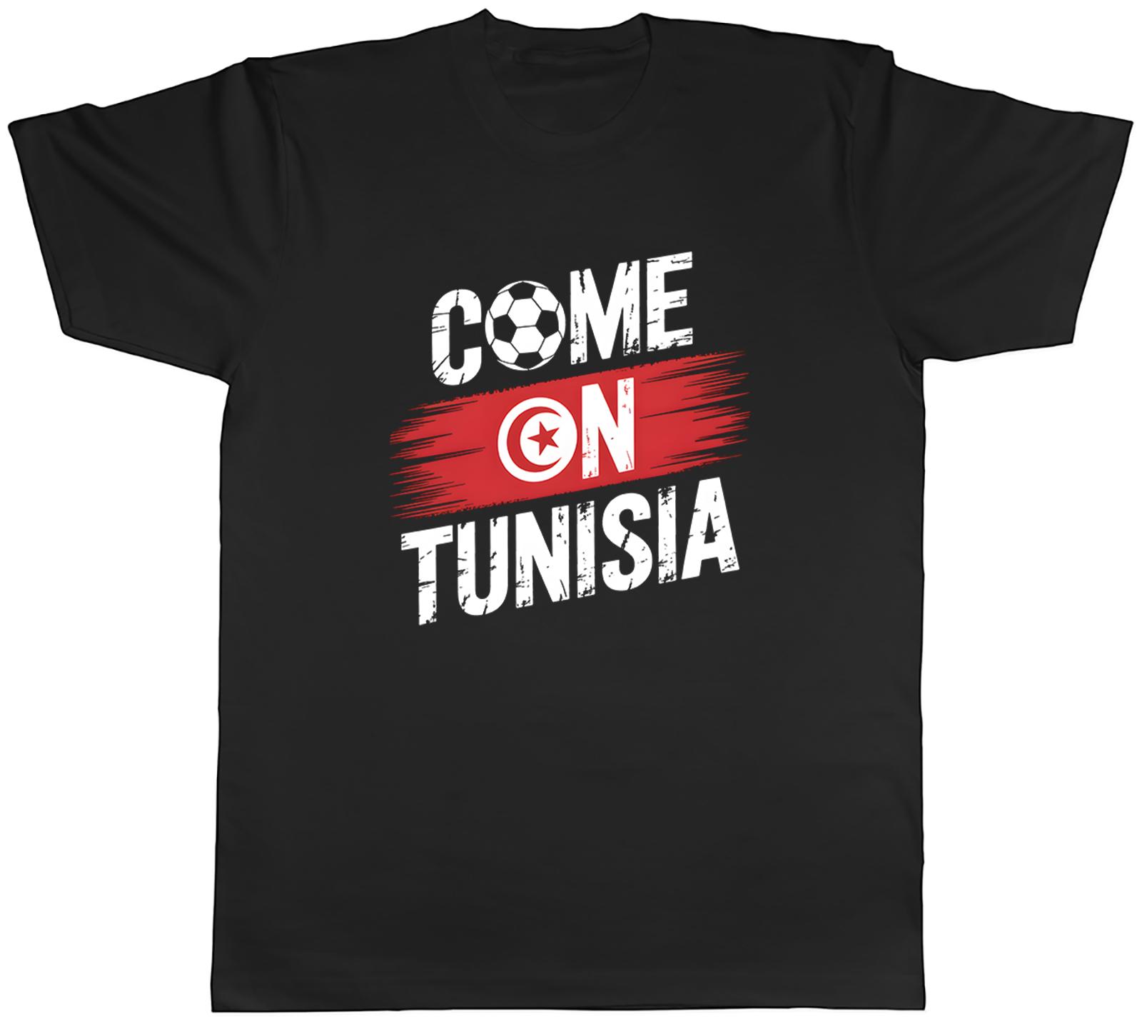 Come on Tunisia Supporter Football Fan Mens TShirt Tee Gift Top S