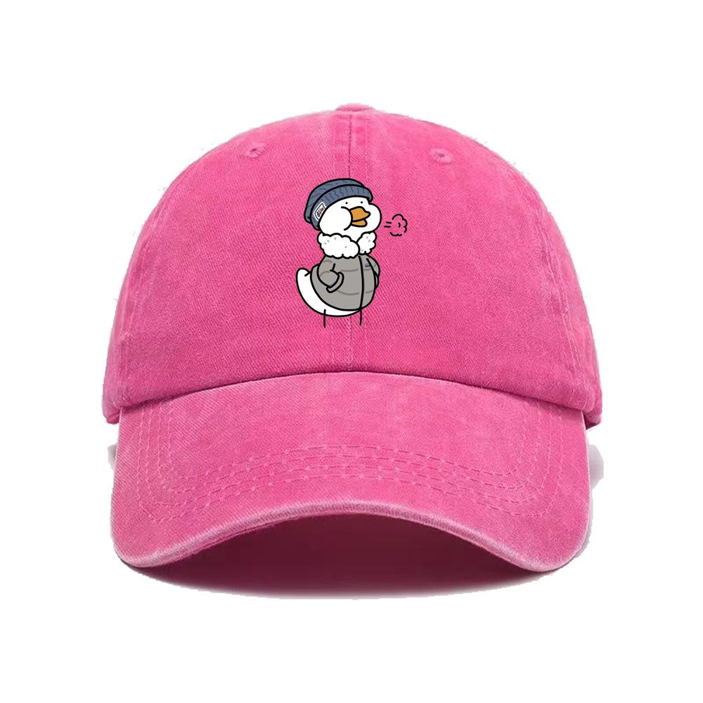 

Cute printed baseball cap, vintage Unisex s and Women s duckbill cap, outdoor travel, sun protection and shading