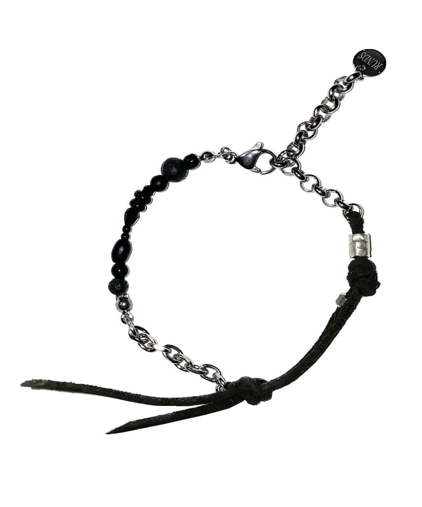 Runds 360 Karen Silver Black Mix Bracelet