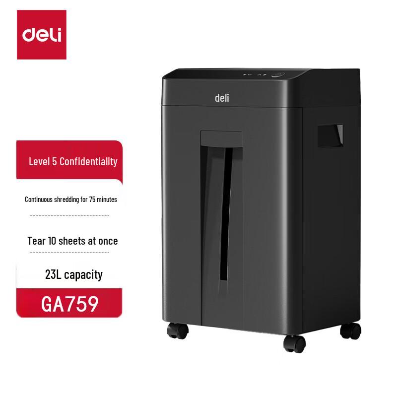 Deli Paper Shredder CN plug (adapter included)