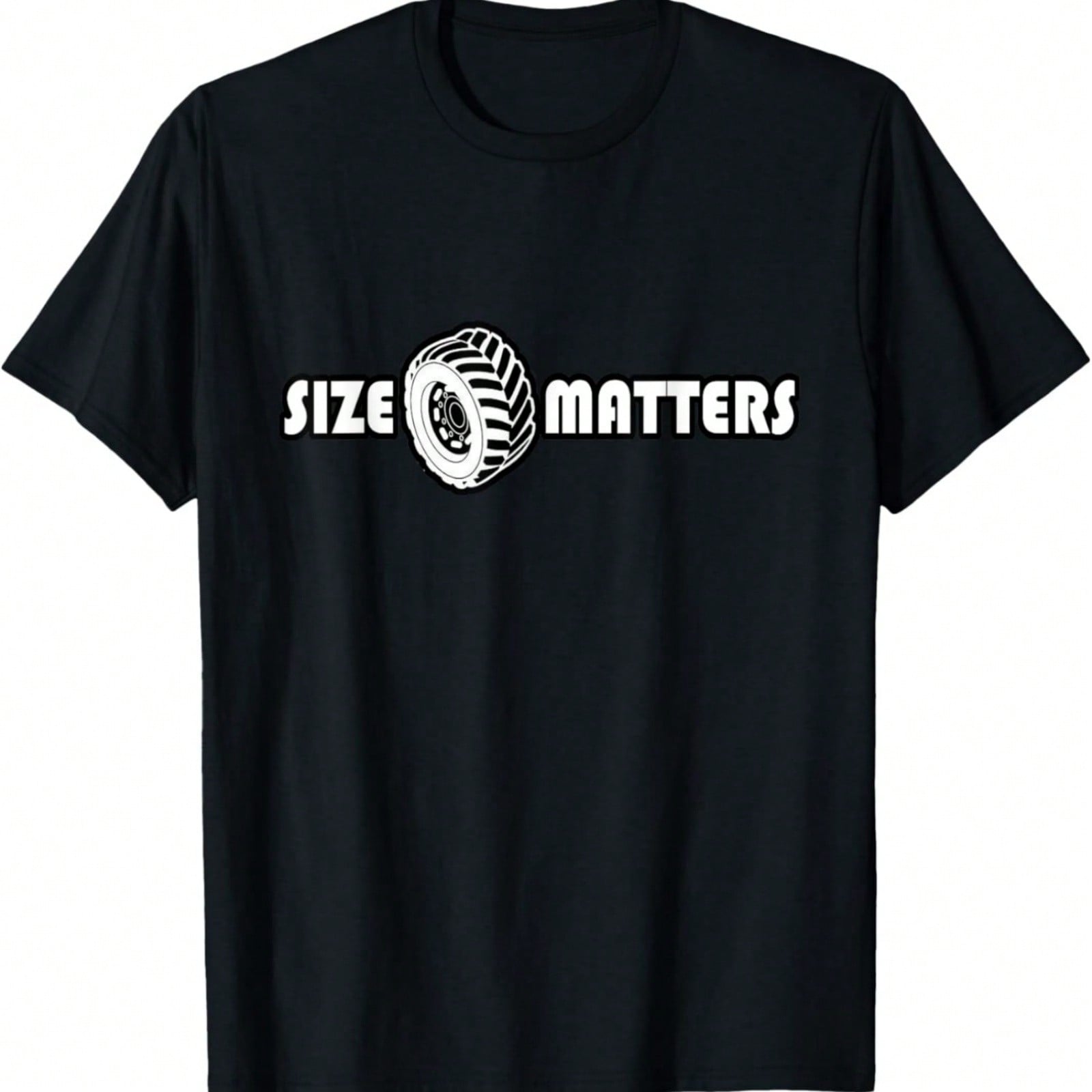 Size Matters Shirt Tire Car Guy Shirt Off Road T-Shirt S разноцветный