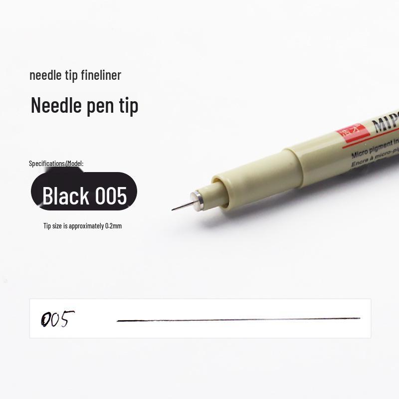 Waterproof Needle Tip Art Pen for Hand-Painted Comics and Animation Lines