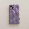 Gentle Purple Wave Anti-drop, Suitable for iPhone16Pro Max Mobile Phone Case, Apple 17 New 15/14.