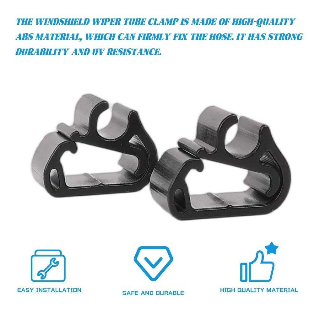 Windshield Wiper Arm Washer Hose Pipe Clip Tube Retainer for Peugeot 5008 408X Citroen 1617040080 Spray Nozzle Jet Holder Part
