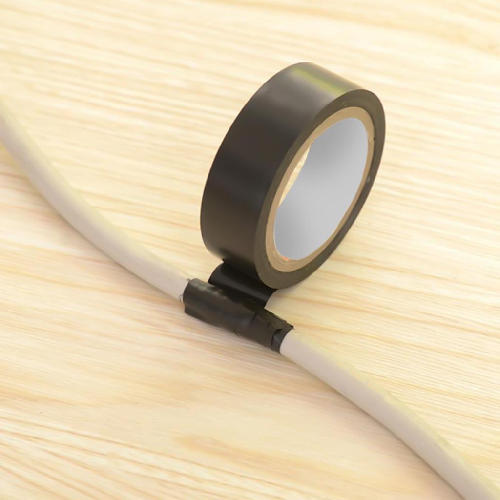 Black PVC Electrical Tape Industrial Grade PVC Electrical Insulating Tape for Improvement Electrical Equipment