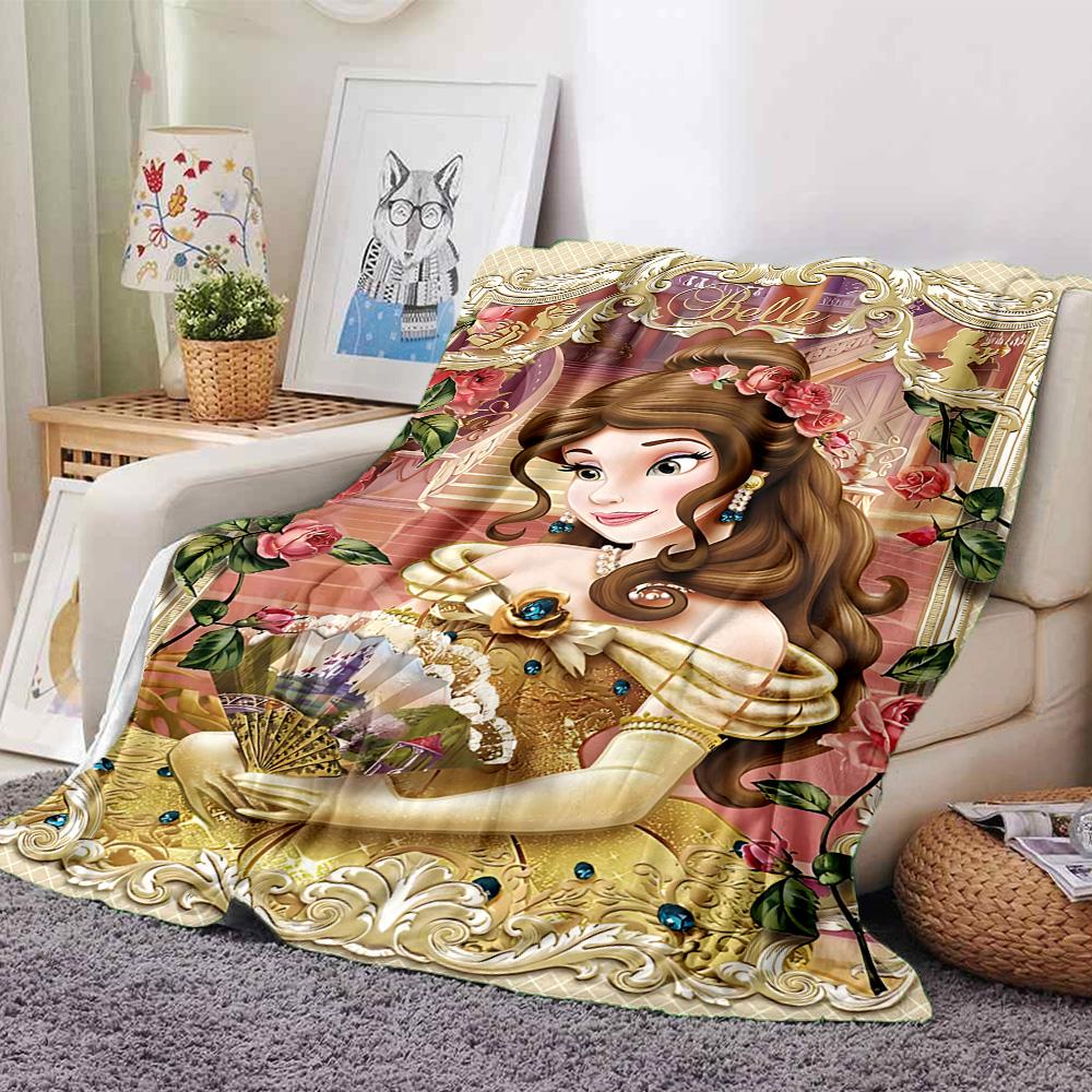 1pc Belles Garden Flannel Blanket,Ultra Soft Warm Plush Throw for Home Bedroom Bed Sofa Cover Camping Picnic gift Y7174