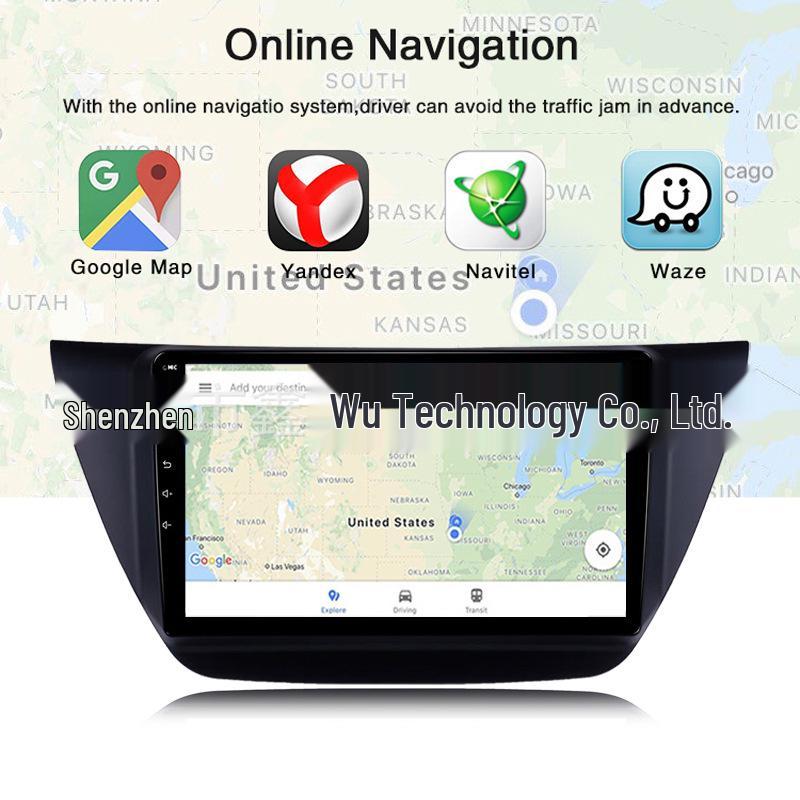 Bluetooth WIFI GPS Navigation for 2006-2010 Mitsubishi Lancer IX - Overseas Android Version