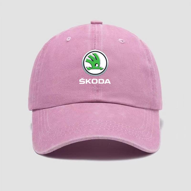 

Car Sport Hats Casual Baseball Caps Women Men Sunscreen Cap For Skoda Fabia 1 2 Octavia Rapid Yeti A7 RS IV Karoq Vision Superb