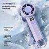 1 Set 120 Speed Usb Rechargeable Portable Mini Handheld Fans Folding Style High-Speed Cooling Fan For Travel Camping Outdoor