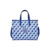 Synthetic Leather Tote Bag, Shopping Bag, Handbag Medium Womens Blue 3AORM042N-07BLS