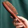1Pc Sandalwood Comb Professional Healthy Paddle Cushion Hair Loss Massage Brush Hairbrush Comb Scalp Hair Care Healthy