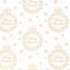 17" X 118" Wrapping Paper Roll Metallic Gold Foil White Wrapping Paper with Christmas Tree Design Gift Wrap for Xmas Holiday New