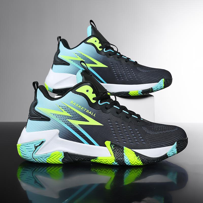 New Men Basketball Shoes Non Slip Cushioning Breathable Training Athletic Shoes Outside Athletic Shoes For Male Athletic Footwear