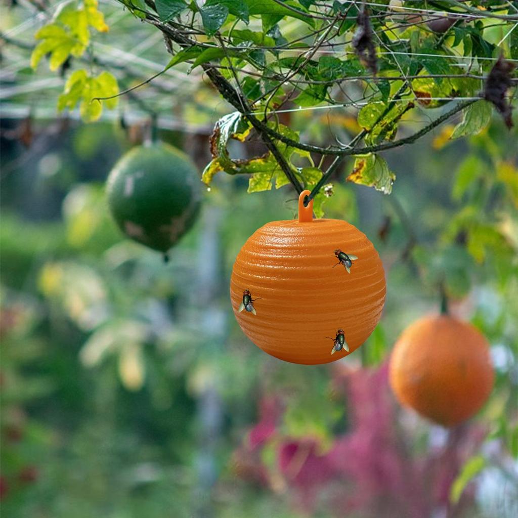 Sticky Fruit Fly Trapping Ball Sticky Fly Catching Ball Sticky Glue Fly Gnat Mosquito Flying Insect Trapping Ball Trap