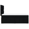 Box Spring Bed with Mattress Black 80 x 200 cm Fabric