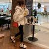 Veste Femme Mode Chaude Fausse Fourrure à Capuche Ample Mignonne Manteau en Peluche Longueur Moyenne Coupe Ample Manteau d'Extérieur Automne Hiver