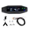 Motorcycle RPM Gauge, LED Display Speedometer Odometer Tachometer Fuel Gauge,