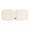 Women Portable Mini Corduroy Sanitary Napkins Storage Bag Travel Solid Color Cosmetic Toiletry Pouch with Zipper