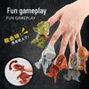 Children's Finger-Biting Dinosaur Toy Set: Tyrannosaurus Rex Model & Surprise Box