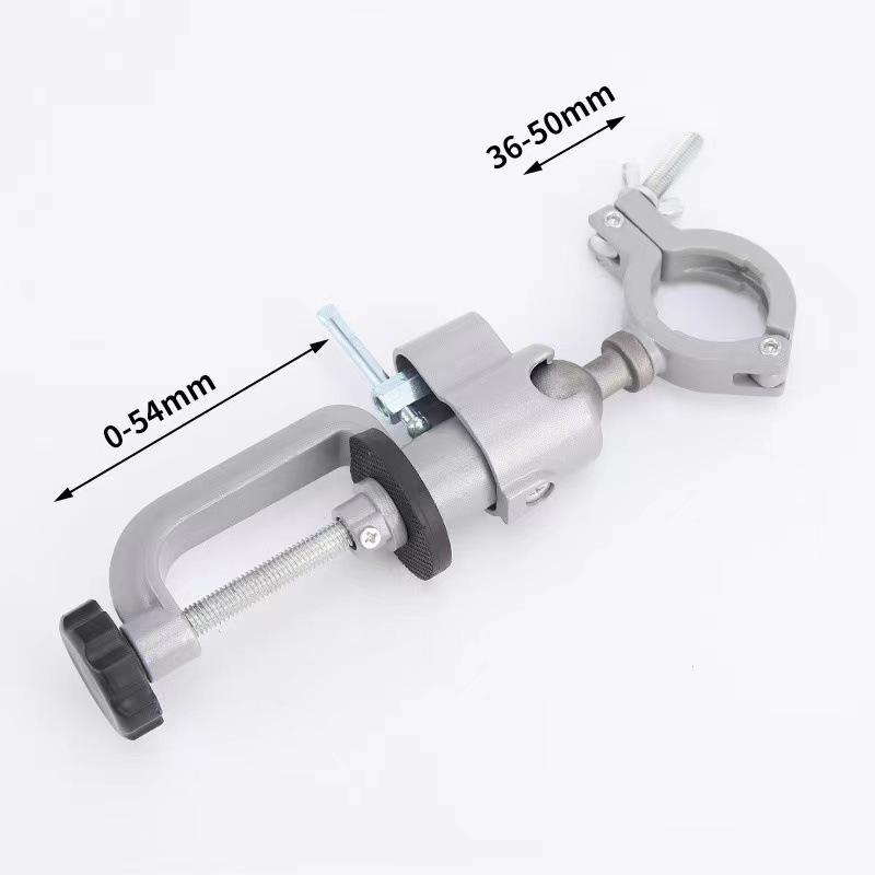 Multifunctional 360° Aluminum Alloy Bench Vise & Electric Drill/Grinder Bracket