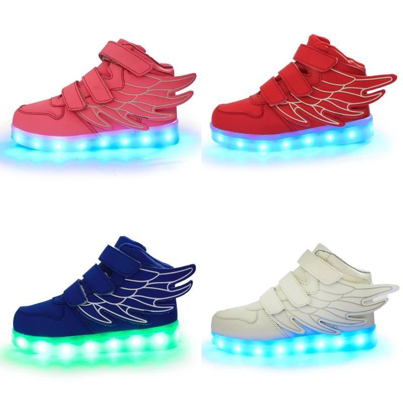 Children Light Up Sneakers Toting Usb Charging Indoor Outdoor Spring Summer